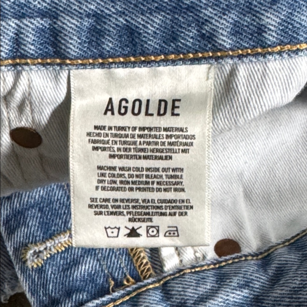 euc agolde parker vintage cut off short - Picture 7 of 11